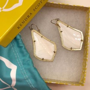 Mother of pearl and gold KS Alexandra Earrings
